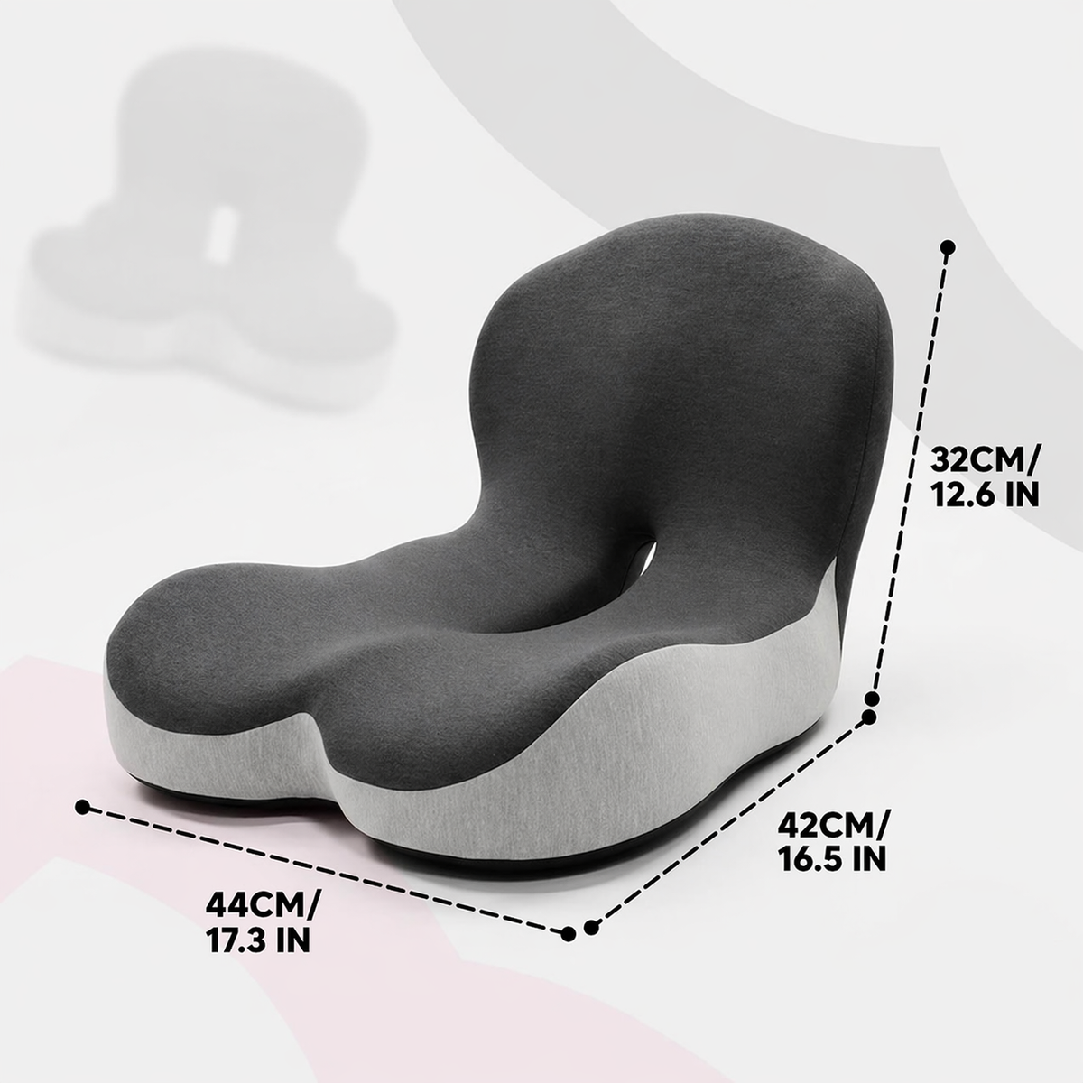 Coussin orthopédique anti-douleur lombaire